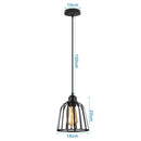 GobekUsa Industrial LED Pendant Ceiling Light for Home Living Room Kitchen Decor