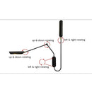GobekUsa Industrial Loft Wall Lamp: Creative Long Arm Bedside Reading Light