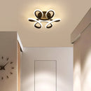 GobekUsa LED Chandelier Black White Ceiling Lights