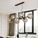 GobekUsa Gray Glass Pendant Lights: Modern Nordic Loft Rustic Chandelier for Kitchen Bar Dining by GobekUsa