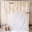 GobekUsa Cotton Macrame Wedding Backdrop Curtain with Tassel | Boho Wall Tapestry