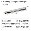 GobekUsa Led Magnetic Downlight: Modern, Recessed, 90Ra, Indoor Ceiling Linear Grille Spot Lighting