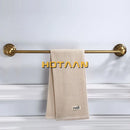 GobekUsa Antique Brass Towel Holder Single Bar 30-60cm, Solid Aluminium Towel Rack