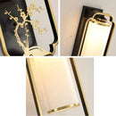 GobekUsa Elegant Iron Glass Wall Sconce for Living Room Bedroom TV Background