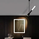 GobekUsa 8W COB Pendant Spotlight for Bedroom, Living Room, Restaurant - Black/White Aluminum