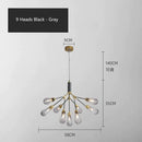 GobekUsa Elegant Firefly Chandelier - Luxury Nordic Bedroom & Restaurant Lighting