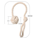 GobekUsa Handwoven Cotton Curtain Tieback Ball Pendant Mini Tapestry Decoration