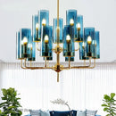 GobekUsa Glass Chandelier: Luxury Nordic LED Hanging Lamp for Living Room, Dining Room, Bedroom