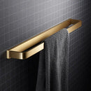 GobekUsa Brushed Gold Bathroom Hardware Set: Towel Rack, Corner Shelf, Paper Holder, Hook, Toilet Brush Holder