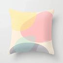 GobekUsa Geometric Stitch Print Pillow Cover - Modern Minimalist Office Cushion