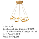 GobekUsa Gold Plated LED Pendant Lights for Dining Kitchen Bedroom Study Room Lighting