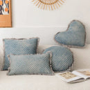 GobekUsa Denim Fringed Cushion Cover 45x45cm Square for Home Sofa Bed Decoration