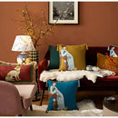 GobekUsa Chinese Classical Women Print Cushion Cover with Tassels