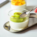 GobekUsa Glass Dessert Cup Set, 250ml High Temperature Resistant Milk Tea Pudding Water Bottle
