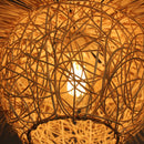 GobekUsa Chinese Rattan Pendant Lights Hand-woven Straw Hat Lampshade Ceiling Chandelier