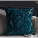 GobekUsa Damask Cut Velvet Baroque Style Cushion Covers 45x45cm
