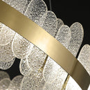 GobekUsa Golden Stainless Steel LED Designer Chandelier for Dining Room