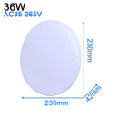 GobekUsa LED Ceiling Light: Modern Ultra-thin Panel, 6-48W, Surface Mounted for Living Room