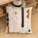 GobekUsa Bohemian Cotton Cushion Cover 30x50cm/45x45cm Beige for Home Decor Sofa Bed