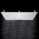 GobekUsa 20 Inch Luxury Chrome Square Shower Head Stainless Steel Ultrathin Rainfall Head