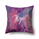 GobekUsa Green Tropical Leaves Pillow Cover - Four Season Landscape Decor