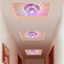 GobekUsa Crystal LED Ceiling Chandelier for Aisle, Balcony, Porch, and Corridor Lighting