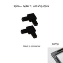 GobekUsa 100cm Black White Track for Track Lights Aluminum Rail Part