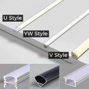 GobekUsa LED Aluminum Profiles Recessed Channel Bar Strip Lights
