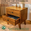 Silvia Solid Wood Nightstand by Megsu