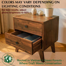 Silvia Solid Wood Nightstand by Megsu