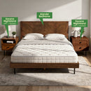 Savana Solid Wood Single-Drawer Nightstand by Megsu
