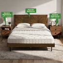 Savana Solid Wood Single-Drawer Nightstand by Megsu