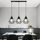 GobekUsa Iron Frame Pendant Chandelier for Restaurant Teahouse Lighting