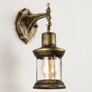 GobekUsa Industrial Glass Wall Lamp for Bedside Bedroom, Bar, Cafe, Aisle, and Stairway