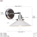 GobekUsa Amber Glass Ball Wall Lights - Modern LED Wall Lamp for Home Bedroom Mirror Stair