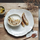 GobekUsa Ceramic Dinner Plate Set - Premium Quality Round Plates for Restaurants and Home Use