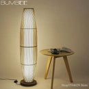GobekUsa Bamboo Floor Lamp: Modern Minimalist Living Room Standing Lamp