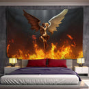 GobekUsa Angel Devil Hell Witchcraft Hippie Psychedelic Halloween Dorm Tapestry