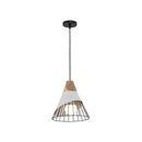 GobekUsa Industrial Loft Wood Pendant Light, Nordic Iron Hanging Lamp for Kitchen, Bedroom, Dining Room
