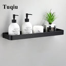 GobekUsa Aluminum Bathroom Corner Shelf Wall Mounted 30-50CM White Kitchen Storage Holder