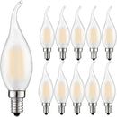 GobekUsa Dimmable LED Candle Light Bulb, Warm White 2700K, E14 220V, Chandelier Lighting