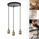 GobekUsa Industrial Loft LED Bar Pendant Light with E27 Socket for Kitchen Dining Room