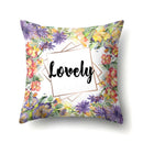 GobekUsa Green Tropical Leaves Pillow Cover - Four Season Landscape Decor