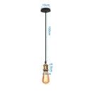 GobekUsa Iron Dome Industrial Pendant Light for Cafe Bar Home Decor