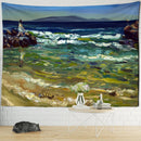 GobekUsa Forest Tapestry - 3D Printed Polyester Wall Hanging for Bohemian Home Decor