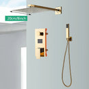 GobekUsa Gold Digital Display Shower System with Tub Spout