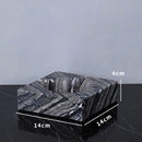 GobekUsa Ancient Wood Grain Marble Bathroom Set with Luxury Accessories