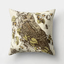 GobekUsa Cute Owl Cushion Pillow Cover for Home Sofa Bedroom Decor