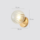 GobekUsa Glass Ball Wall Lamp: Modern Minimalist Nordic Style, Luxury Bedroom Lighting