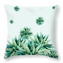 GobekUsa Green Leaves Decorative Throw Pillowcase 45*45cm for Sofa Home Decor